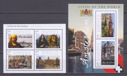 Dominica - MNH Set Of 2 Sheets -  CITIES OF THE WORLD - AMSTERDAM - Other & Unclassified