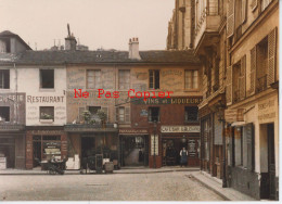 Photo Paris Collection Albert Kahn ,Entrée Du Passage Du Caire 1914,couleur,tirage Kahn Années 60,introuvable - Alben & Sammlungen