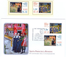 Vatican 2009 Santa Franceska Romana (**) , Mint Set + FDC - Religión