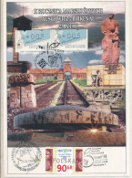 ISRAEL 1998 POLAND WORLD STAMP EXHIBITION HOLOCAUST LEAF # 3 MINT - Neufs (avec Tabs)