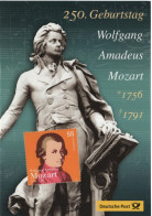 Germany Deutschland 2006 Mozart Composer Komponist Music Musik, Opera Zauberflote, Canceled In Berlin Wien Austria - 2001-2010