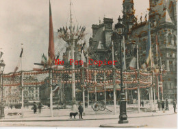 Photo Paris Collection Albert Kahn ,réception Des Maréchaux à L Hotel De Ville,couleur,tirage Kahn Années 60,introuvable - Album & Collezioni