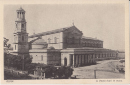 Cartolina Roma - S.paolo Fuori Le Mura - Eglises