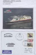 Norway Hurtigruten MS Midnatsol Postcard + Cover  (HI169A) - Navi Polari E Rompighiaccio