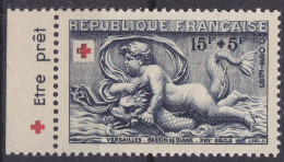 Timbre Neuf* NSG 938a Avec Bandelette Publicitaire ETRE PRET, Issu Du Carnet Croix Rouge De 1952 - Unused Stamps