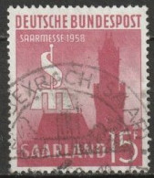 Saarland 1958 MiNr.435   O Gestempelt Internationale Saarmesse, Saarbrücken ( A 1287 ) - Gebraucht