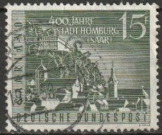 Saarland 1958 MiNr.436   O Gestempelt  400 Jahre Stadt Homburg ( A 1303 ) - Oblitérés