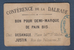 Toulouse -Conférence De La Dalbade- Bon Pour Demi Marque PAIN BIS - Bonds & Basic Needs
