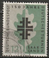 Saarland 1958 MiNr.437   O Gestempelt  150 Jahre Deutsche Turnbewegung ( A 1288 ) - Usados