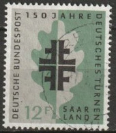 Saarland 1958 MiNr.437   O Gestempelt  150 Jahre Deutsche Turnbewegung ( A 1289/2 ) - Oblitérés