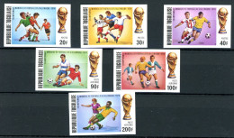 Togo 1017 B-1022 B Postfrisch Fußball WM 1974 #GB698 - Togo (1960-...)