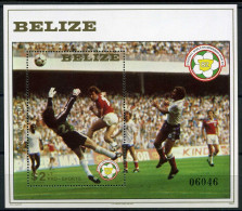 Belize Block 56 Postfrisch Fußball #GB707 - Belize (1973-...)