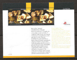 Portugal 2005 N° BF 215 ** Europa, Gastronomie, Cozido, Morue, Patates, Poisson, Four, Sel, Oignon, Poivre, Cabillaud - Ongebruikt