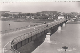 E4896) Landesgrenze Neue Innbrücke - BRAUNAU - SIMBACH - Alte S/W FOTO AK - Braunau