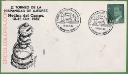 ZA0349 - SPAIN - Postal History - SPECIAL COVER - Chess - 1982 - Echecs