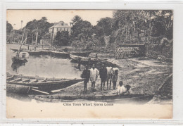 Cline Town Wharf. Sierra Leone. * - Sierra Leona