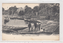 Cline Town Wharf. Sierra Leone. * - Sierra Leone