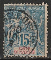 Côte D'Ivoire N° 6 Oblitération GRAND-BASSAM 5 JUIN 1900 - Oblitérés