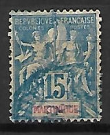 MARTINIQUE  .   1892 .      Y&T N° 36 Oblitéré - Usati