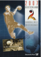 Germany Deutschland 2007 Handball Weltmeisterschaft WM, World Handball Championship, Canceled In Berlin - 2001-2010