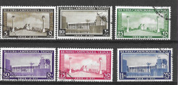 TRIPOLITANIA - 1938 - 12^ FIERA TRIPOLI - SERIE 6 VALORI - USATA (YVERT 161\6 - MICHEL 257\64 - SS146\151 LIBIA) - Tripolitania