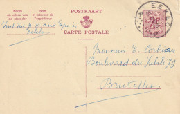 1962 POSTKAART EEKLO A  - BRUXELLES - Lettres & Documents