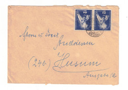 1951, 12 Pf. Wintersportmeisterschaften Im Senlrechten Paar Auf Fernbrief Ab Berlin - Lettres & Documents