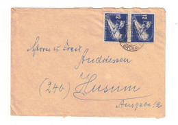 1951, 12 Pf. Wintersportmeisterschaften Im Senlrechten Paar Auf Fernbrief Ab Berlin - Storia Postale