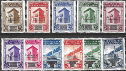 SAN MARINO - 1943- GOVERNO PROVVISORIO - SERIE 11VALORI - NUOVA MH*/MNH** (YVERT 247\257 - MICHEL 292\302 - SS 266\75) - Neufs