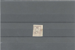 MARTINIQUE-COLONIES GÉNÉRALES-N°34 .TYPE SAGE 20c BRUN LILAS /PAILLE -Obl CàD .MARTINIQUE /*FORT DE FRA/NCE - Used Stamps
