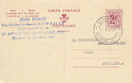 1961 JEAN BOXUS AYWAILLE ACIDE CARBONIQUE PUR ULTRABUTANE FERRONNERIE BOUILLON - Lettres & Documents