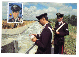 Police // Carte Maximum De La Police Italienne - Police - Gendarmerie