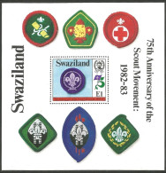 Sierra Leone 75th Scouts 1982 Overprint 75th Girl Guides MNH ** Neuf SC ( A53 919) - Andere & Zonder Classificatie