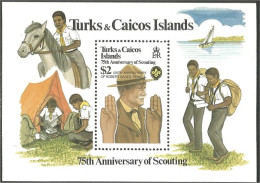 Turks Caicos 75th Scouts 1982 MNH ** Neuf SC ( A53 925) - Sonstige & Ohne Zuordnung