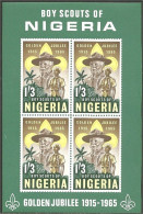 Nigeria 50th Scouts 1965 MNH ** Neuf SC ( A53 914) - Andere & Zonder Classificatie