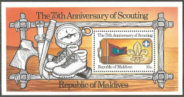 Maldives 75th Scouts 1982 MNH ** Neuf SC ( A53 905) - Sonstige & Ohne Zuordnung