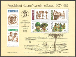 Nauru 75th Scouts 1982 MNH ** Neuf SC ( A53 909) - Sonstige & Ohne Zuordnung