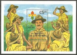 Ghana 75th Scouts 1982 MNH ** Neuf SC ( A53 888) - Other & Unclassified