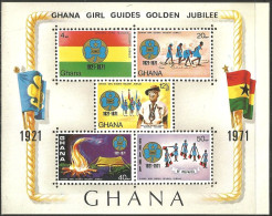 Ghana 50th Girl Guides 1921 MNH ** Neuf SC ( A53 887) - Other & Unclassified