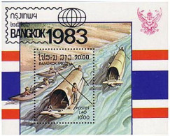 Laos Bangkok 93 Ships MNH ** Neuf SC ( A53 596c) - Esposizioni Filateliche