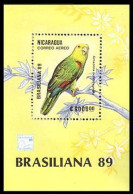 Nicaragua Brasiliana 89 Perroquet Amazona Parrot MNH ** Neuf SC ( A53 567a) - Nicaragua