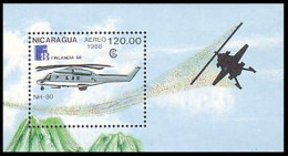 Nicaragua Hélicoptère NH-90 Helicopter Finlandia 88 MNH ** Neuf SC ( A53 563b) - Maldivas (1965-...)