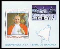 Nicaragua Visite Du Pape Papal Visit MNH ** Neuf SC ( A53 547a) - Nicaragua
