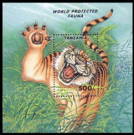 Tanzania Tiger Tigre MNH ** Neuf SC ( A53 522b) - Andere & Zonder Classificatie