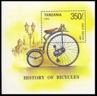 Tanzania Bicyclette 1887 Bicycle MNH ** Neuf SC ( A53 509a) - Tanzania (1964-...)