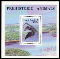 Tanzania Dinosaurs Dinosaures MNH ** Neuf SC ( A53 501a) - Tanzania (1964-...)