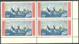 Dominicana Melbourne 1956 Voile Sailing Ship Boat Block/4 MNH ** Neuf SC ( A53 976) - Voile