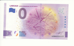 Billet Touristique 0 Euro - LASCAUX CENTRE INTERNATIONAL DE L'ART PARIETAL - UEBA - 2023-9 - N° 335 - Altri & Non Classificati