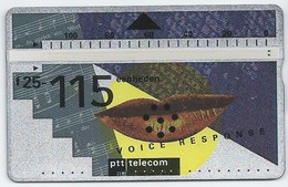 Telefoonkaart.- 105F. Nederland. PTT Telecom  VOICE RESPONSE. 115 Eenheden. 25 Gulden. - Pubbliche