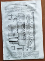 NEDERLANDSCH MAGAZIJN 1842. LOCOMOTIEF LOCOMOTIVE. Isabeau De Bavière, Isabelle De Bavière - Autres & Non Classés